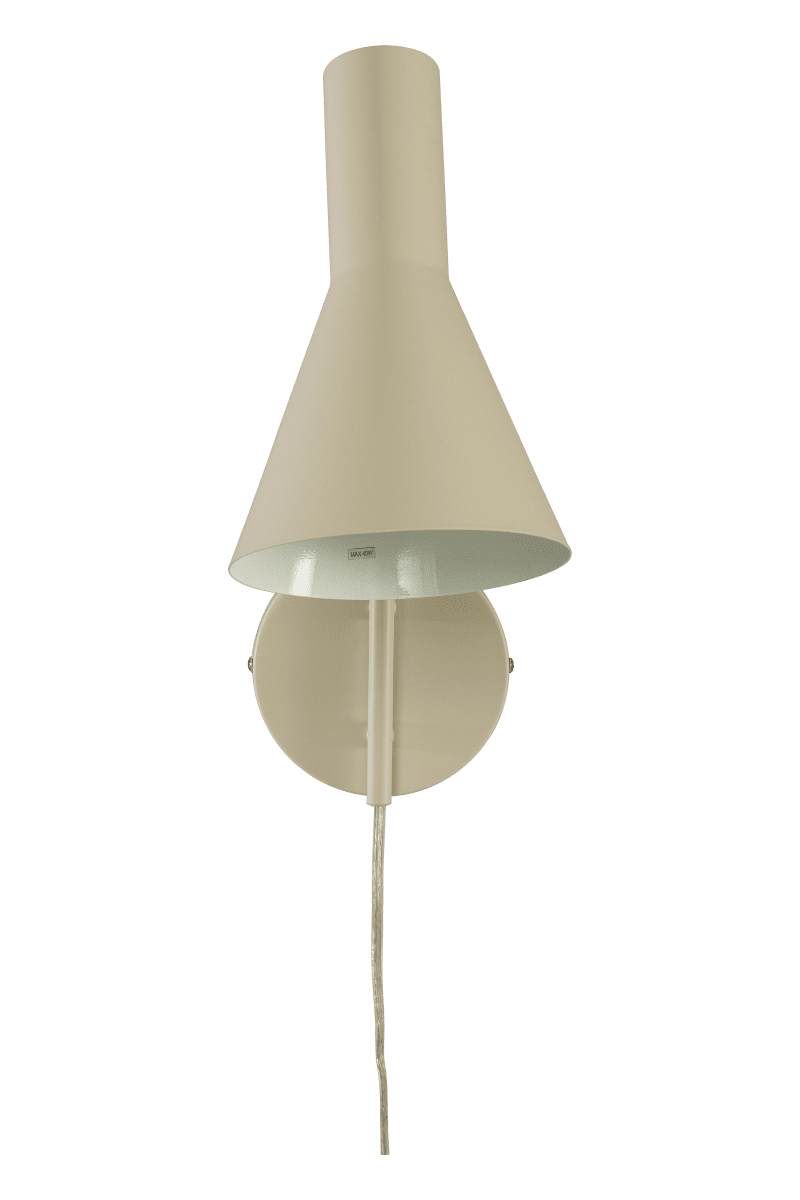 Ceres Beige lámpara de lectura De Aneta Lighting - La lámpara de pared CERES tiene un diseño elegante y atemporal con formas rectas y claras que encajan perfectamente en el hogar escandinavo.