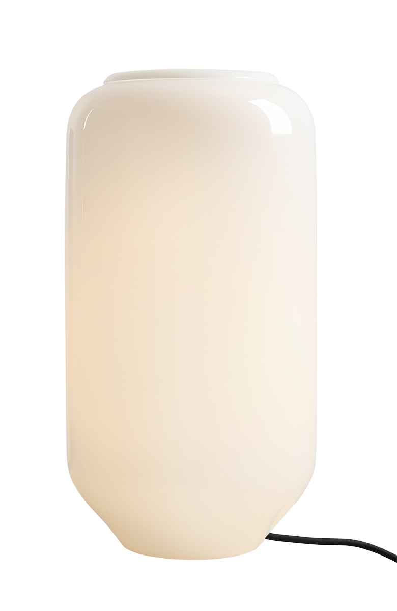 Flask 36cm Blanco/negro lámpara de mesa De Artera - Flask es una elegante lámpara de mesa con suaves curvas y un diseño moderno y minimalista.