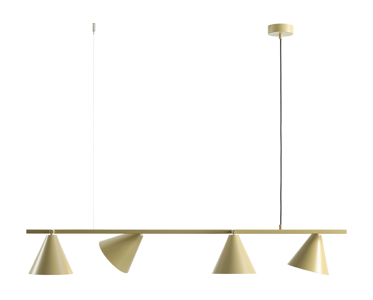 Form 120cm Pistacho Lámpas de techo De Artera - Form es ideal sobre la mesa del comedor o en la cocina, donde no solo proporciona una iluminación funcional, sino que también se convierte en un elemento de diseño elegante.