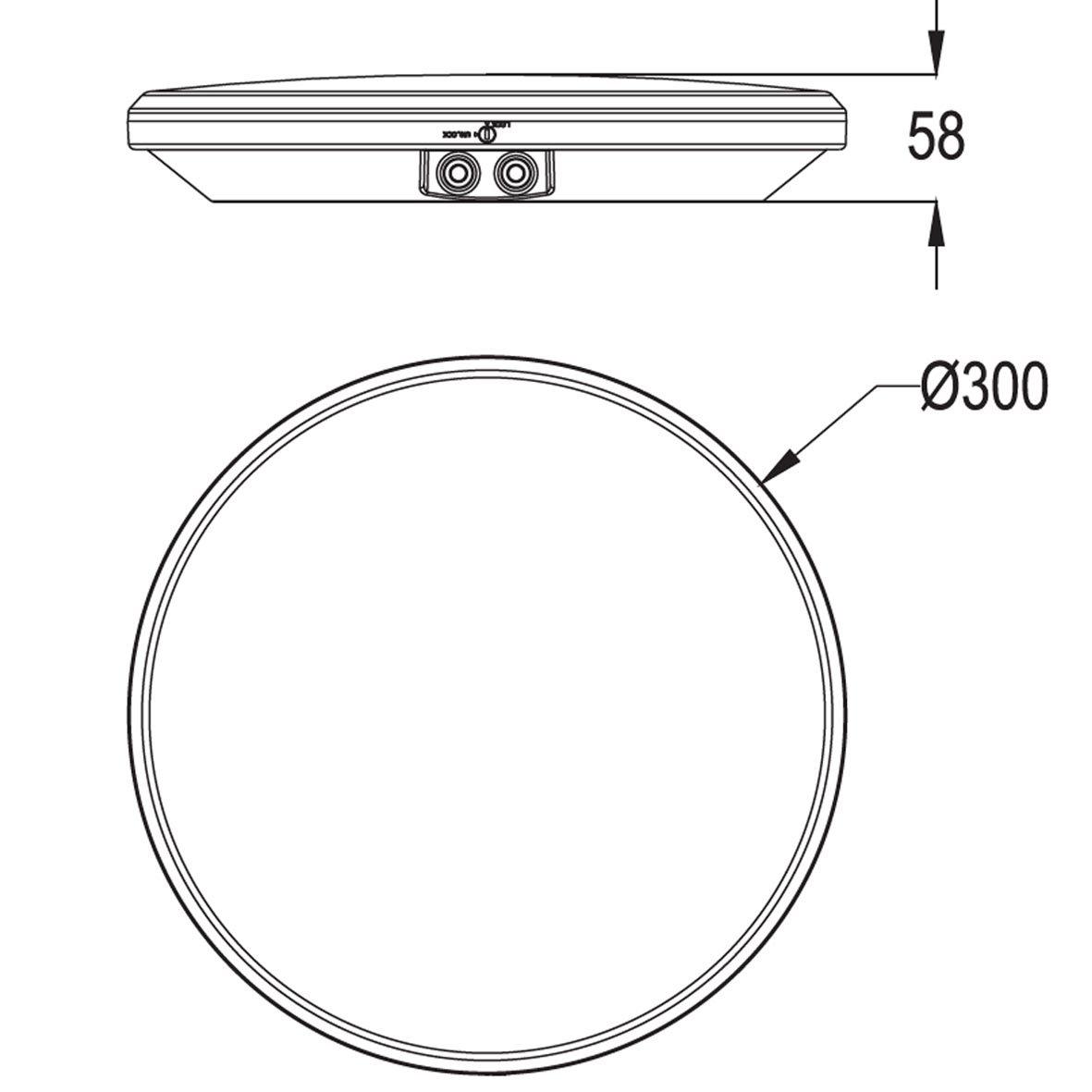 Canopy Sensor Ø30 Blanco De Designlight - Ideal para pasillos y &aacute;reas comunes, esta funci&oacute;n ahorra energ&iacute;a y prolonga la vida &uacute;til de la luminaria al atenuar la luz cuando no est&aacute; en uso.