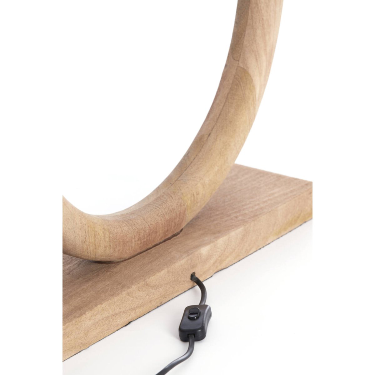 Nubia 44cm Madera base de lámpara De Light & Living - 