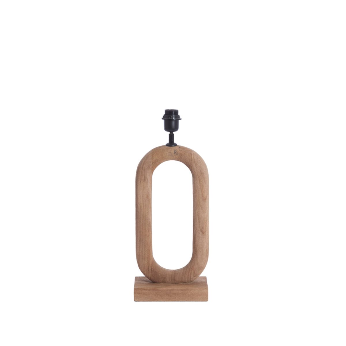 Paceco 44cm Madera base de lámpara De Light & Living - 