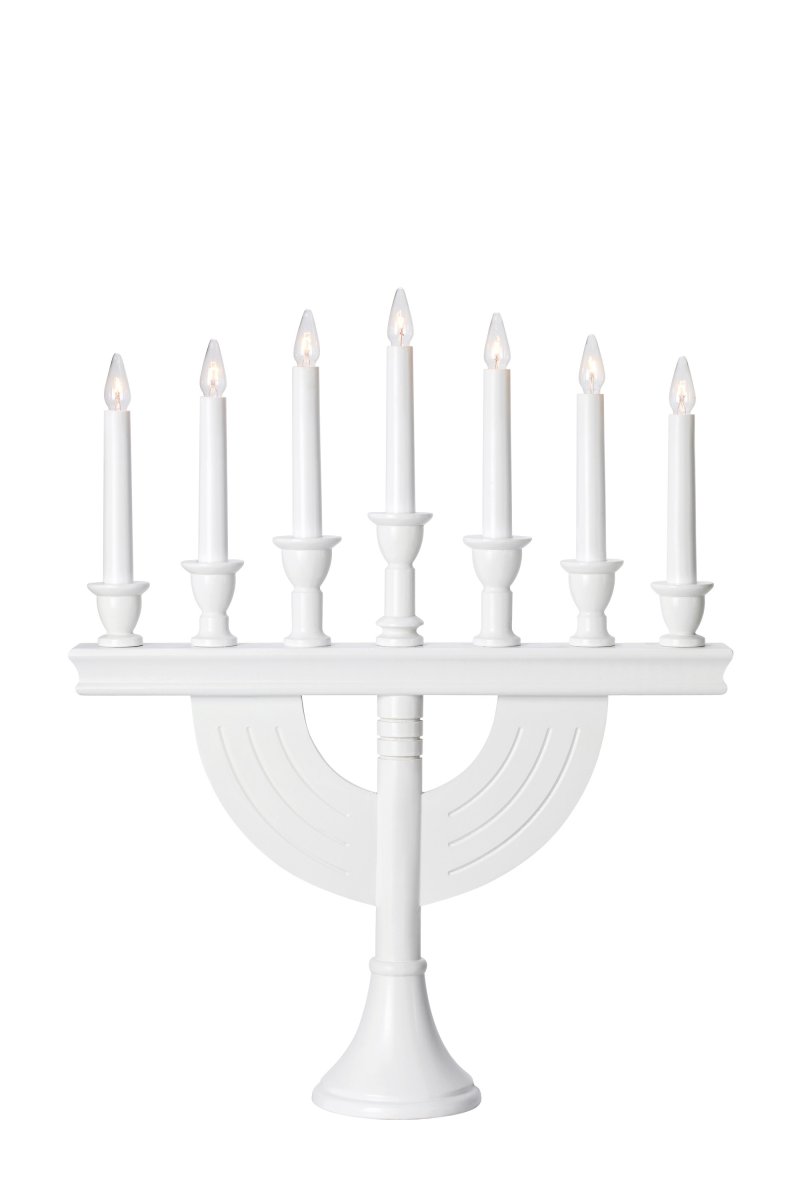 Torpa Blanco De Markslöjd - El candelabro queda estupendo en la ventana de la cocina o en una mesa auxiliar en Navidad.