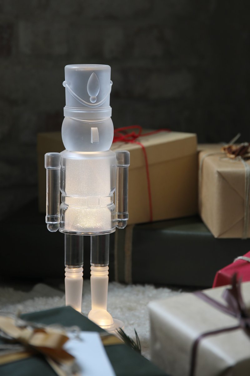 Douglas Transparente De Markslöjd - Preciosa y grande decoraci&oacute;n de mesa de acr&iacute;lico esmerilado, de 37 cm de alto.