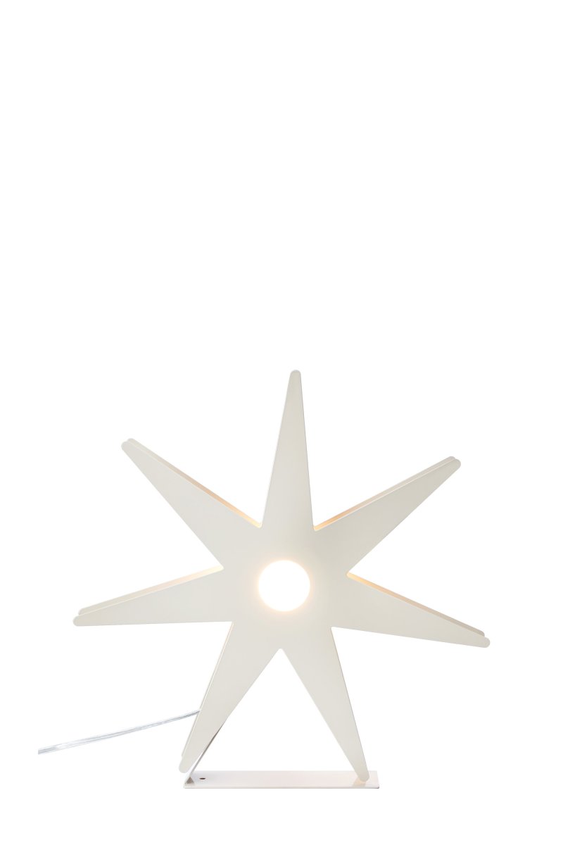 Origo Ø37 Grisáceo De Markslöjd - La Estrella de Adviento Origo es una elegante y moderna estrella navide&ntilde;a de metal en gris-beige que crea un ambiente acogedor en tu hogar.