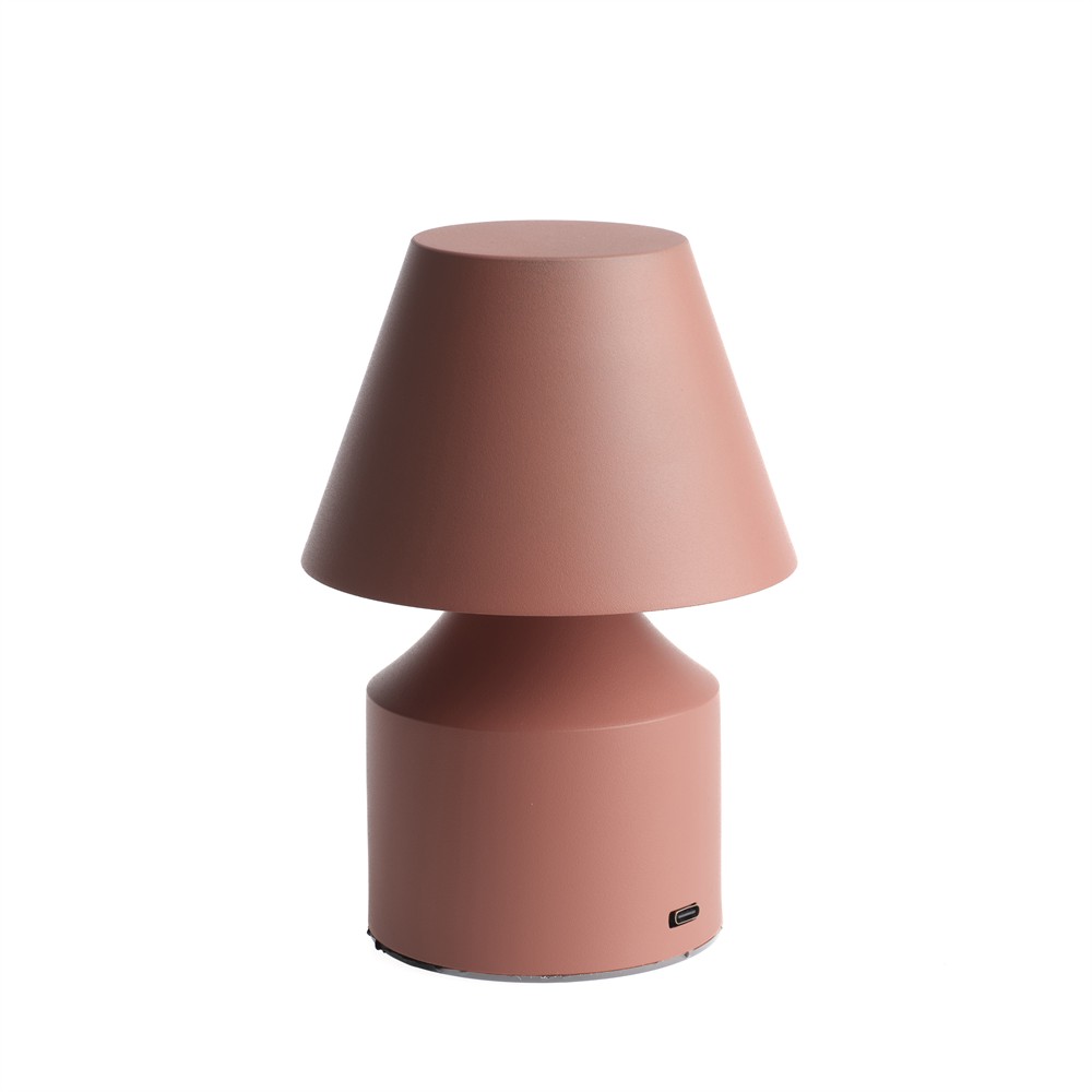 No cable 16cm Rosa portátil De Unison - La luz tiene un interruptor de encendido con funci&oacute;n de atenuaci&oacute;n y la capacidad de cambiar la temperatura de color de amarillo c&aacute;lido a blanco c&aacute;lido para un f&aacute;cil ajuste del color.