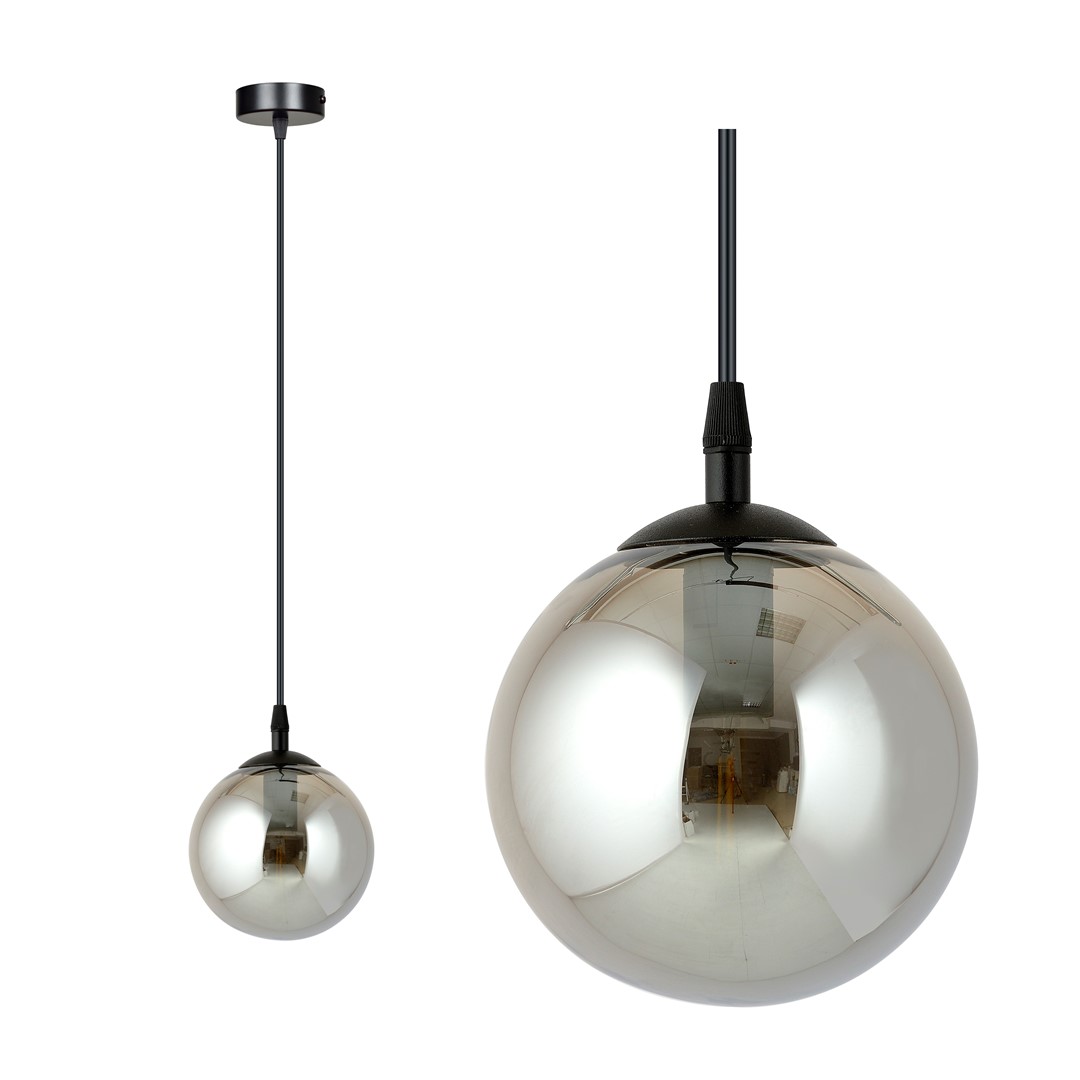 Cosmo Ø12 Color humo Lámpas de techo De Emibig Lighting - TRAKER es una lámpara de techo con forma de araña que ofrece múltiples posibilidades de diseño gracias a sus largos cables.