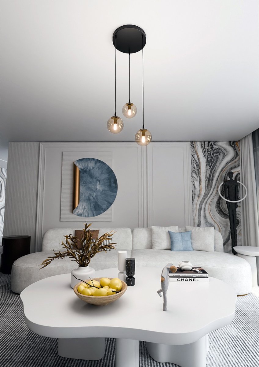 Cosmo Premium Ø40 Ámbar Lámpas de techo De Emibig Lighting - Cosmo es una colección de lámparas de techo versátil y atemporal.