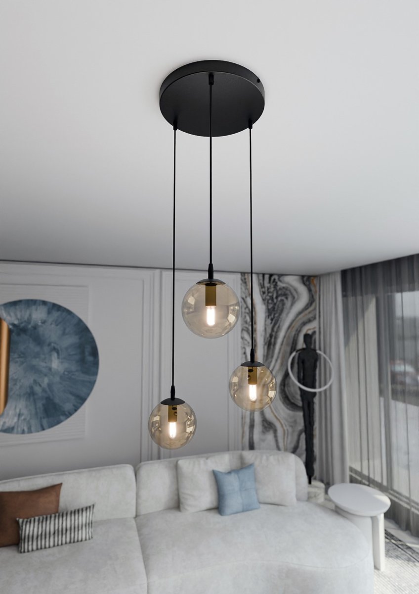 Cosmo Premium Ø40 Ámbar Lámpas de techo De Emibig Lighting - Cosmo es una colección de lámparas de techo versátil y atemporal.