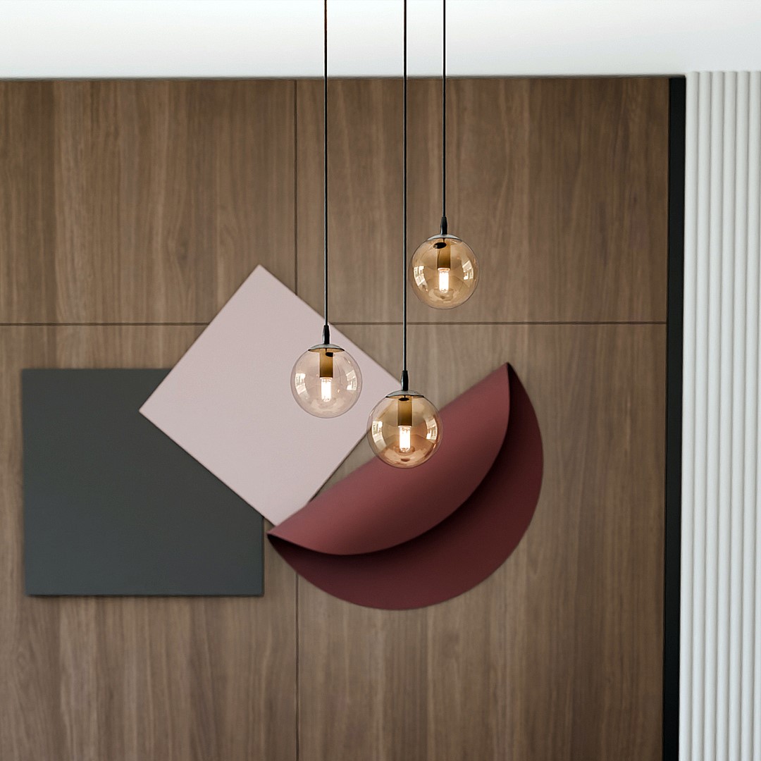 Cosmo Premium Ø40 Ámbar Lámpas de techo De Emibig Lighting - Cosmo es una colección de lámparas de techo versátil y atemporal.