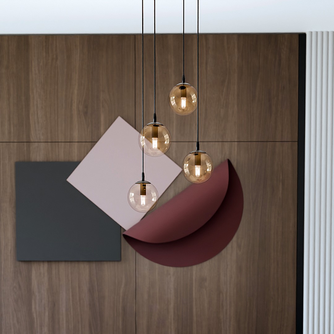 Cosmo Premium Ø40 Ámbar Lámpas de techo De Emibig Lighting - Cosmo es una colecci&oacute;n de l&aacute;mparas de techo vers&aacute;til y atemporal.