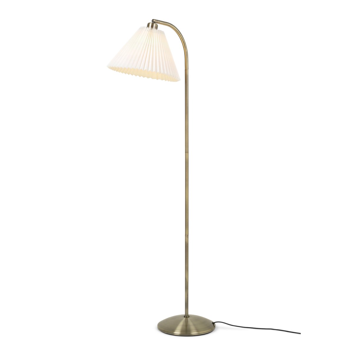 Medina Latón antiguo lámpara de pie De Halo Design - Se suministra con cable de pl&aacute;stico de 1,5 m de largo, interruptor de encendido y enchufe.