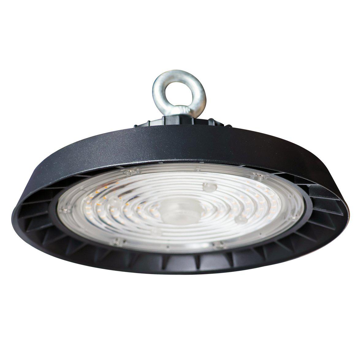 Highy High Bay 100W 4000K Negro De Designlight - Incluye un cable de 24 cm de longitud para 230 V con gancho para colgar.