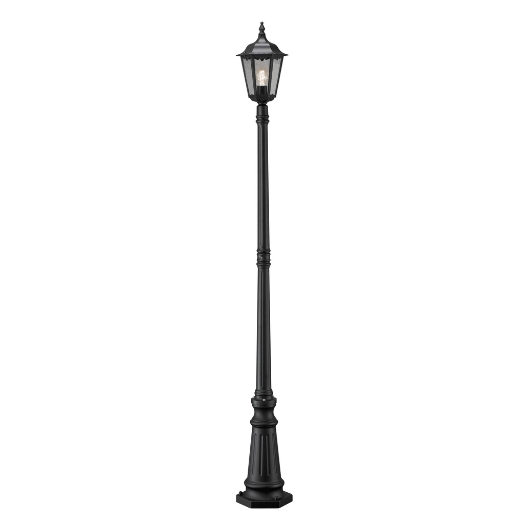 Firenze 210cm Negro farola De Konstsmide - La lámpara de exterior Milano es una clásica y elegante lámpara con una preciosa linterna.