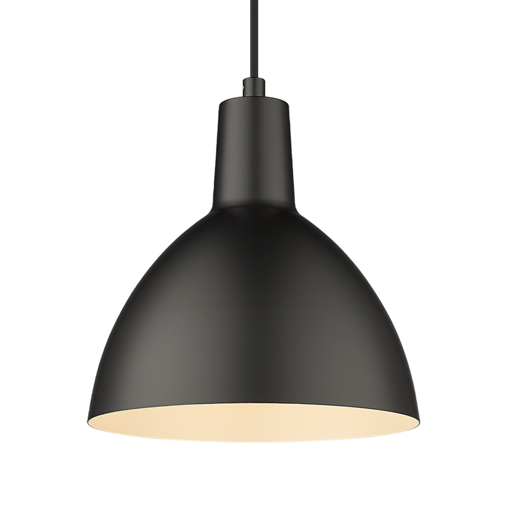 Metropole Ø20 Negro Lámpas de techo De Halo Design - Se recomienda colocar varios en fila encima de la mesa del comedor o la encimera de la cocina.