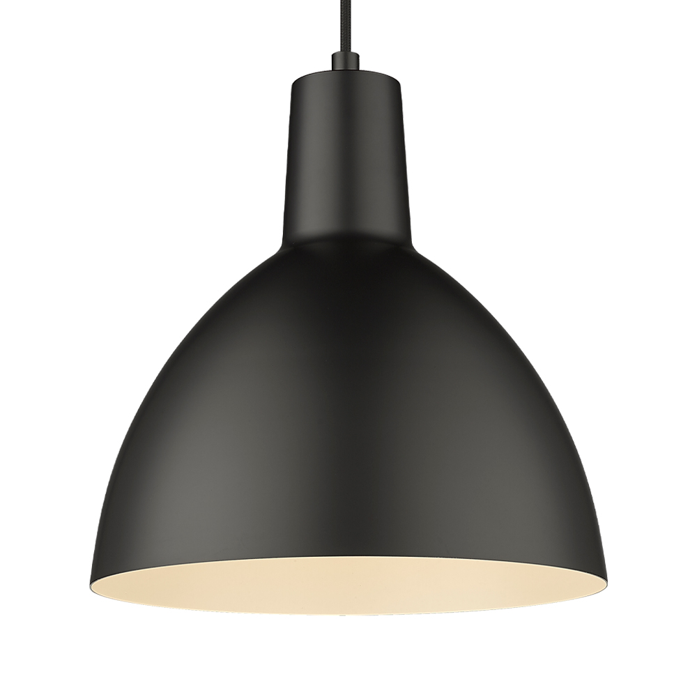 Imagen ampliada de Metropole Ø25 Negro Lámpas de techo De Halo Design - Se recomienda colocar varios en fila encima de la mesa del comedor o la encimera de la cocina.