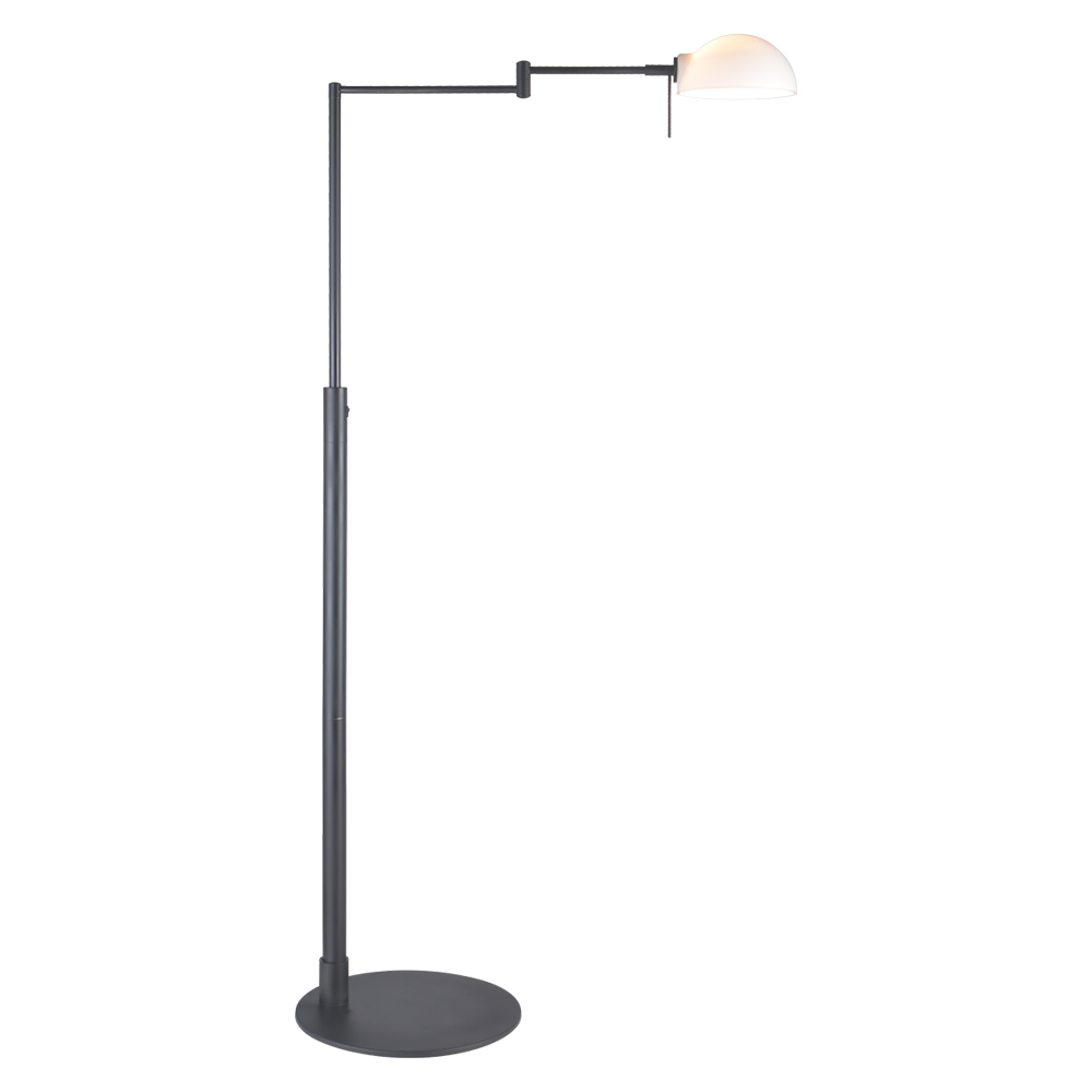 Kjøbenhavn Negro lámpara de pie De Halo Design - Perfecta como luz de lectura junto a un sof&aacute; o sill&oacute;n, donde dise&ntilde;o y funci&oacute;n se encuentran en armonioso equilibrio.