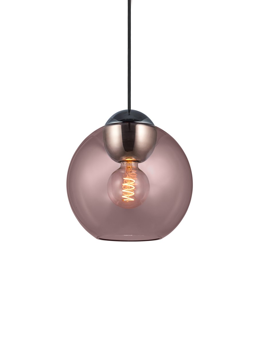 Bubbles Ø24 Rosa Lámpas de techo De Halo Design - Colócalo encima de la mesa del comedor o en la sala de estar.