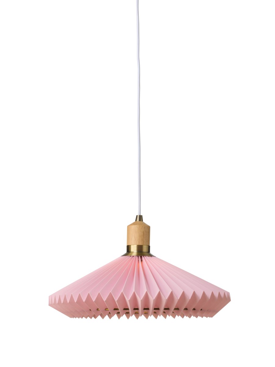 Imagen ampliada de Paris Ø40 Rosa Lámpas de techo De Halo Design - Con un diámetro de 40 cm, Paris proporciona una luz suave y agradable que contribuye a crear un ambiente acogedor.
