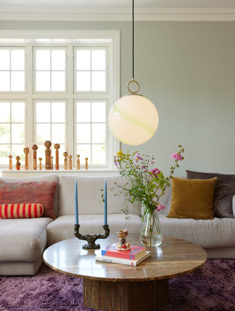 Stockholm Ø30 Verde Lámpas de techo De Halo Design - La lámpara de techo Stockholm es una fuente de luz elegante y sofisticada que llevará su interior a un nuevo nivel.