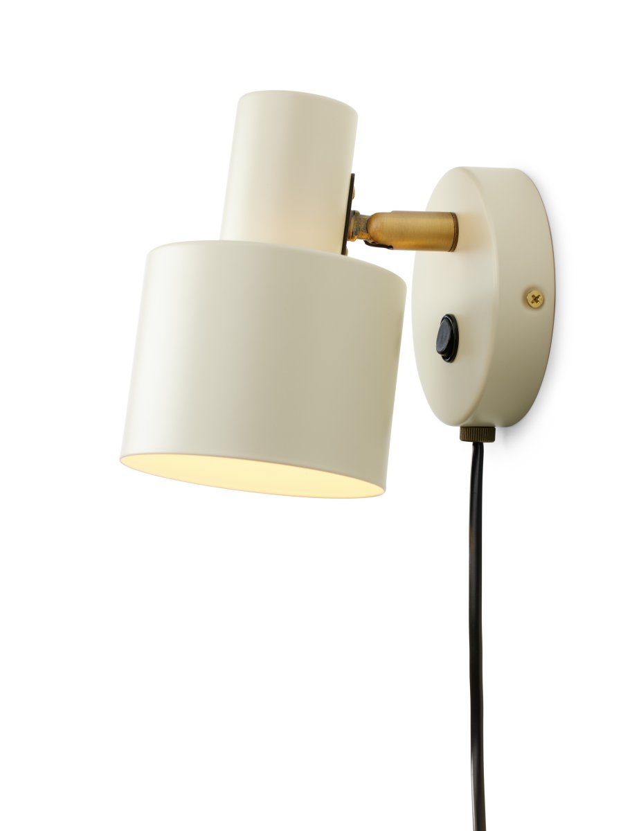 Vogue Crema lámpara de lectura De Halo Design - El cabezal orientable permite orientar fácilmente la luz, lo que hace que la lámpara sea perfecta como lámpara de lectura junto a la cama o para una iluminación ambiental en el salón.