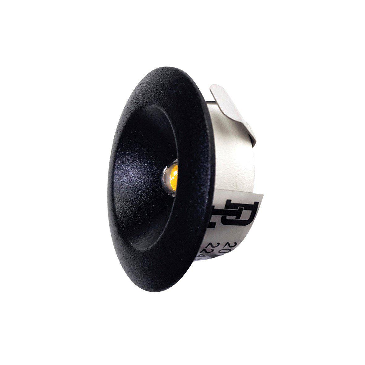 Q-32 Mini Downlight 3000K Negro De Designlight - Esta luz empotrable proporciona una iluminaci&oacute;n de acento elegante con un &aacute;ngulo de haz de 105&deg; y un flujo luminoso de 115 l&uacute;menes.