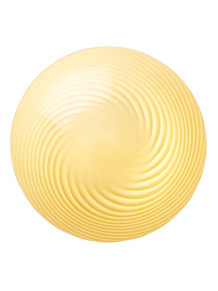 Mini Mush 17cm Crema lámpara de mesa De Halo Design - La exclusiva pantalla en forma de onda proporciona una distribuci&oacute;n de luz suave y agradable y es perfecta para crear un ambiente acogedor en cualquier habitaci&oacute;n.