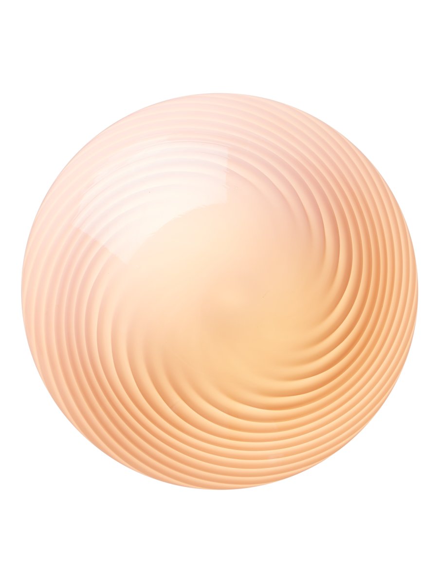 Mini Mush 17cm Rosa lámpara de mesa De Halo Design - La exclusiva pantalla en forma de onda proporciona una distribución de luz suave y agradable y es perfecta para crear un ambiente acogedor en cualquier habitación.