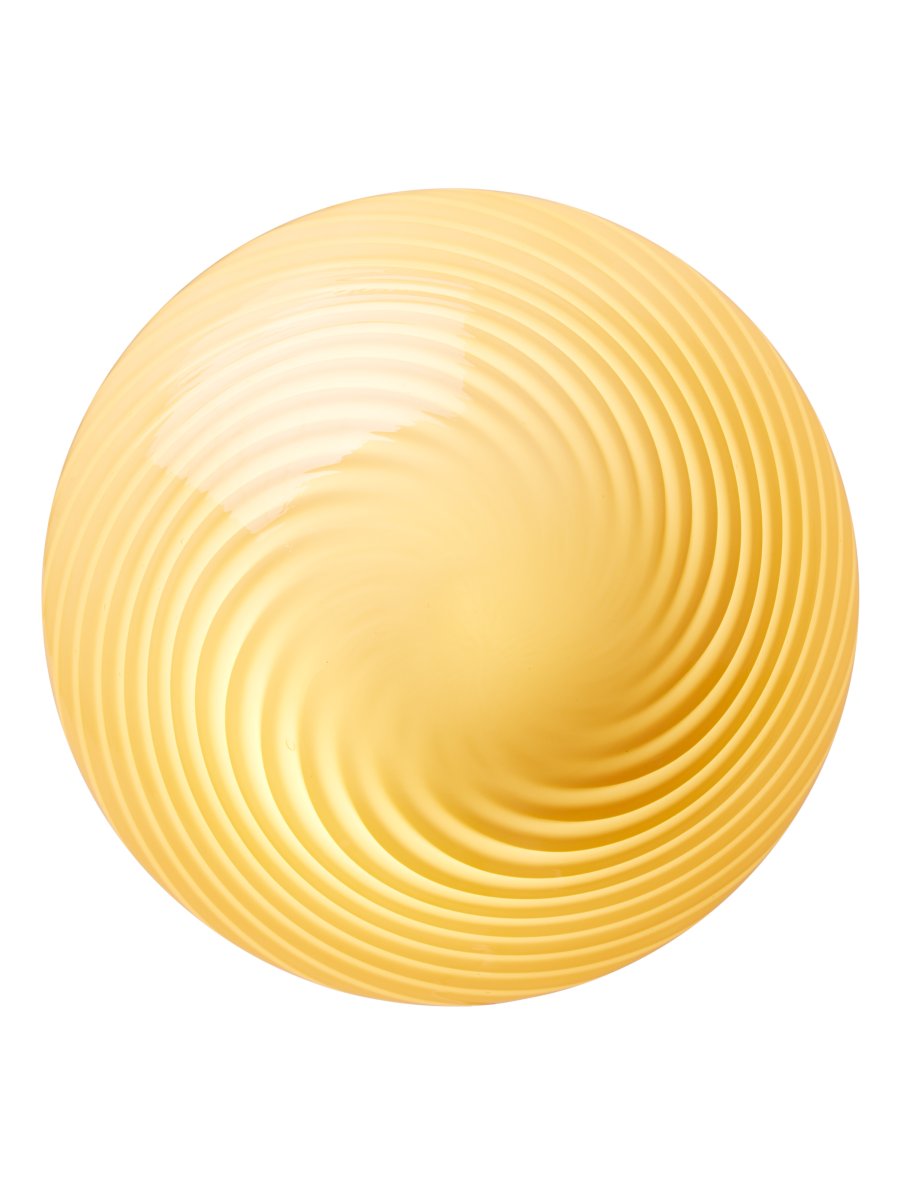 Mini Mush 17cm Naranja lámpara de mesa De Halo Design - La exclusiva pantalla en forma de onda proporciona una distribuci&oacute;n de luz suave y agradable y es perfecta para crear un ambiente acogedor en cualquier habitaci&oacute;n.