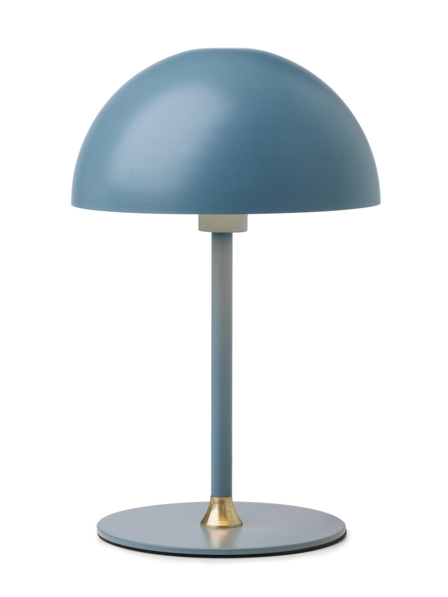 Boogie 25cm Azul lámpara de mesa De Halo Design - Se suministra con cable de 1,5 m, interruptor de encendido y enchufe.