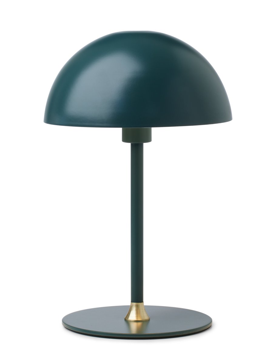 Boogie 25cm Verde oscuro lámpara de mesa De Halo Design - Se suministra con cable de 1,5 m, interruptor de encendido y enchufe.