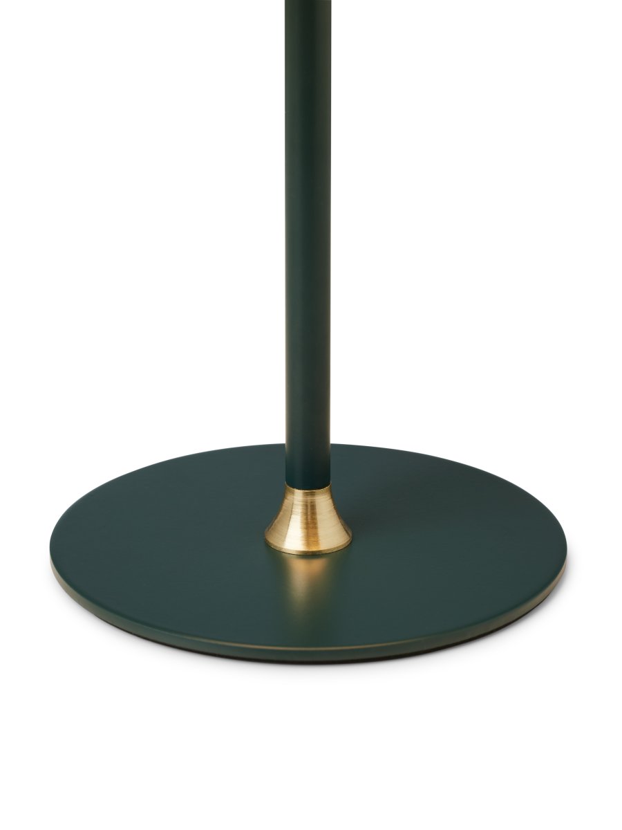 Boogie 25cm Verde oscuro lámpara de mesa De Halo Design - Se suministra con cable de 1,5 m, interruptor de encendido y enchufe.