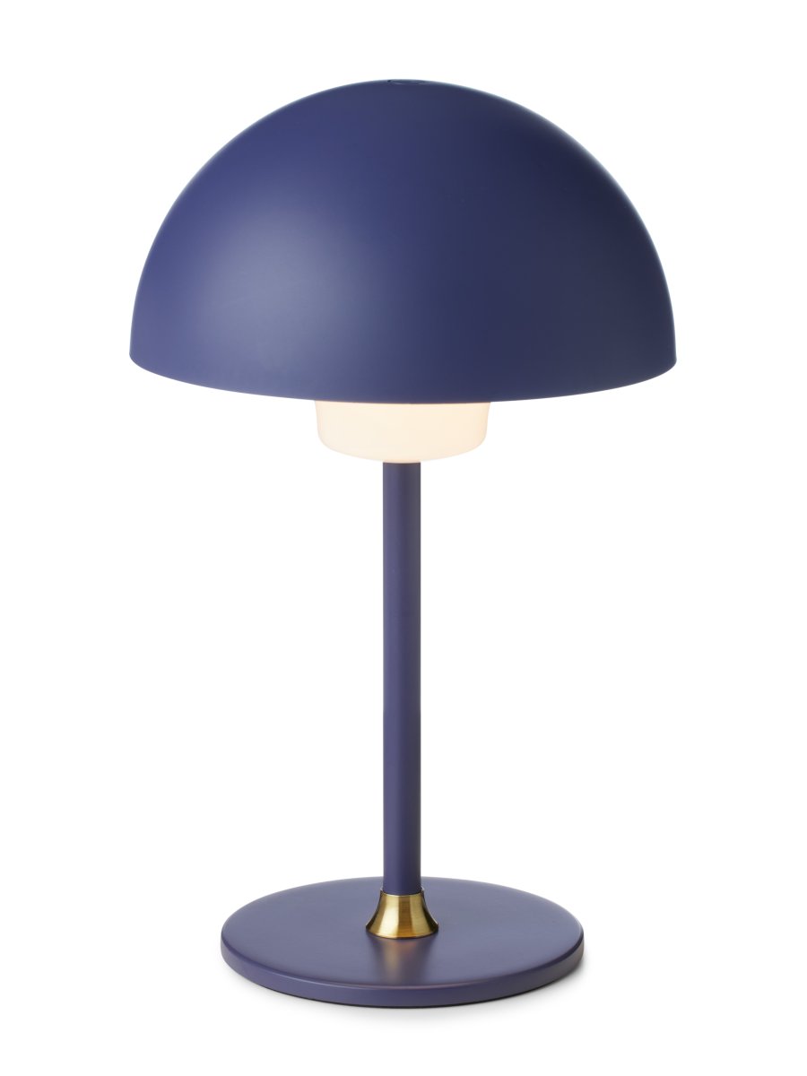 Moon Light 27cm Azul portátil De Halo Design - Gracias al panel t&aacute;ctil integrado en la parte superior, puedes encenderlo y apagarlo f&aacute;cilmente y ajustar el brillo en tres niveles.