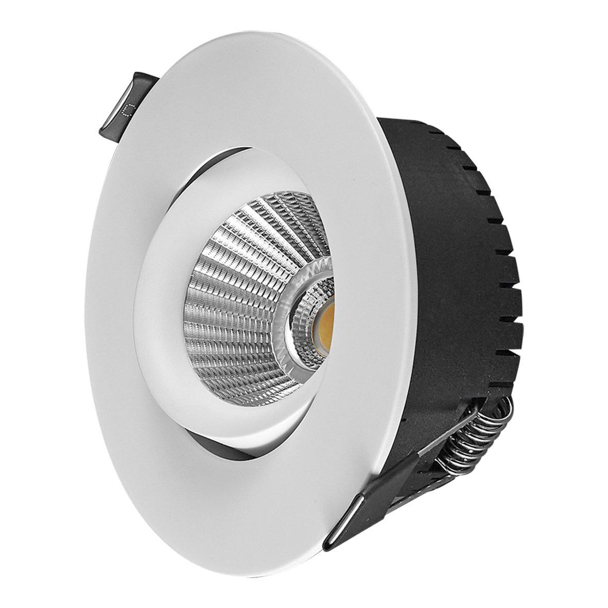 Bondy Downlight Pack De 6 Blanco De Designlight - La profundidad de instalaci&oacute;n es de solo 32,5 mm, lo que permite instalarla incluso en espacios reducidos, como con una pared de montantes de 25 mm de espesor y placas de yeso.