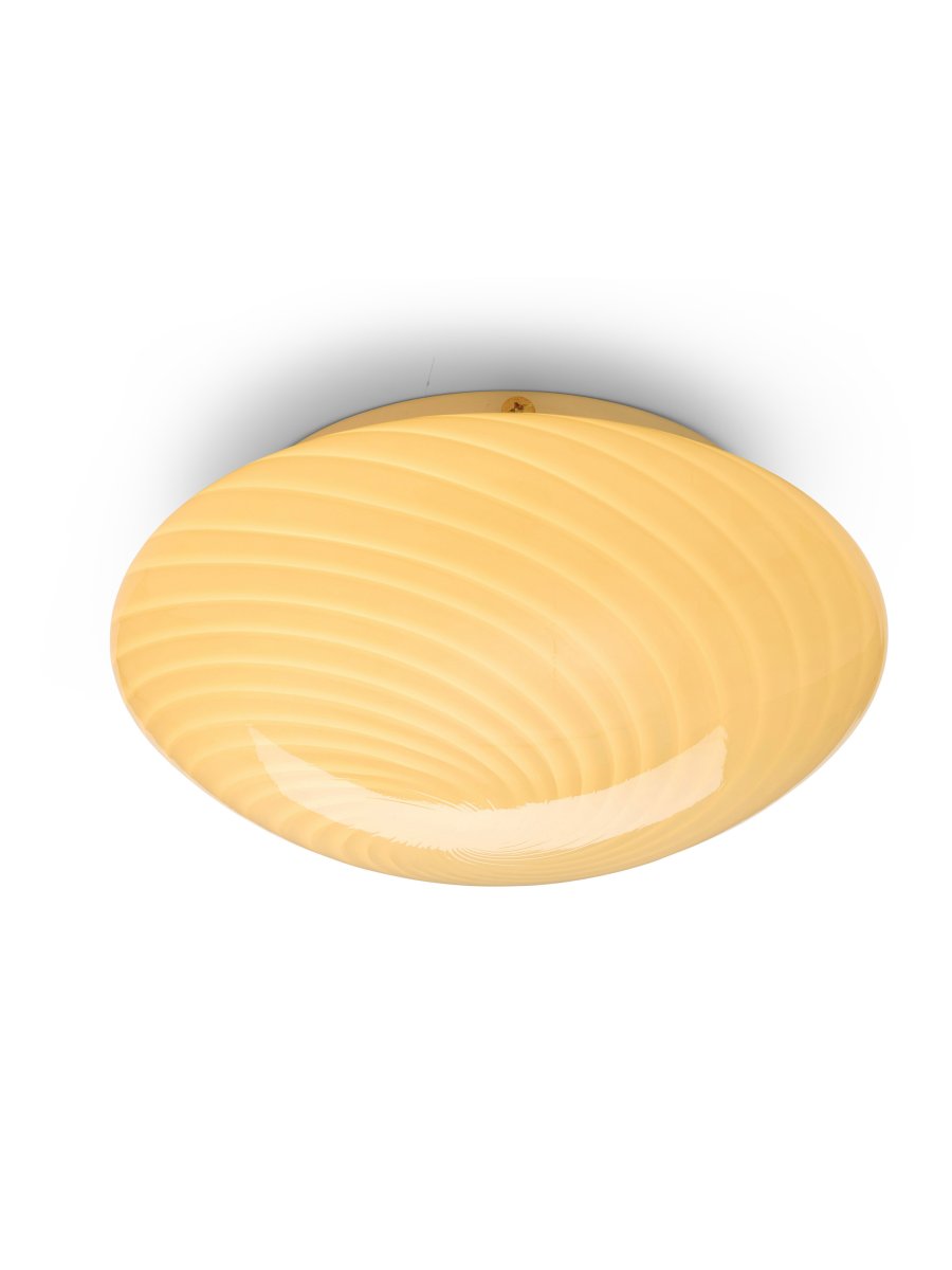 Candy Ø30 Blanco cremoso plafón De Halo Design - Candy es una elegante lámpara de techo que combina una artesanía exquisita con un diseño moderno.