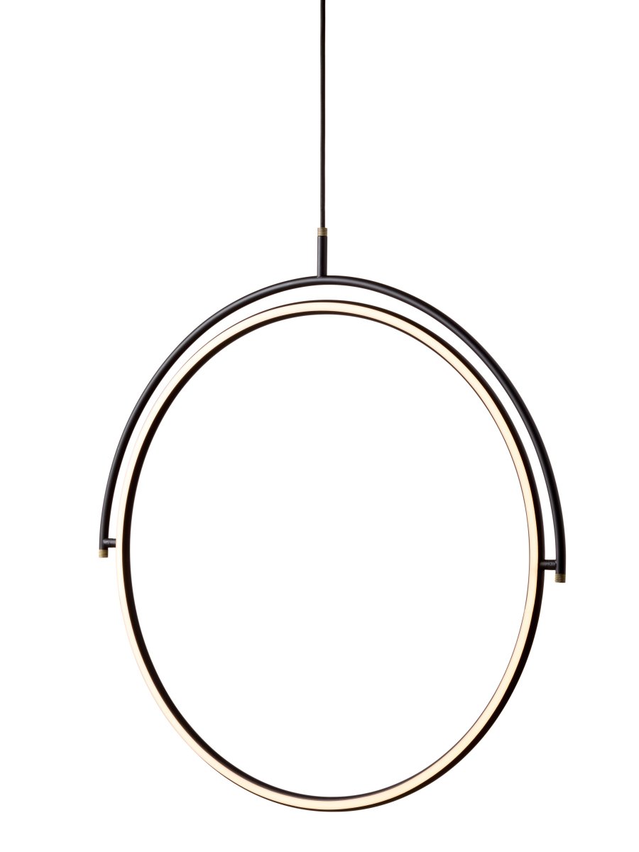 Tilt Ø60 Negro Lámpas de techo De Halo Design - Gracias al regulador de intensidad integrado de 3 niveles, el brillo se puede ajustar cómodamente con un interruptor de pared estándar, sin necesidad de un regulador externo.