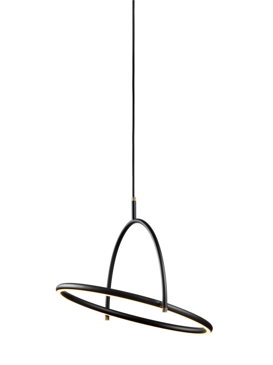 Tilit Ø40 Negro Lámpas de techo De Halo Design - Gracias al regulador de intensidad integrado de 3 niveles, el brillo se puede ajustar cómodamente con un interruptor de pared estándar, sin necesidad de un regulador externo.