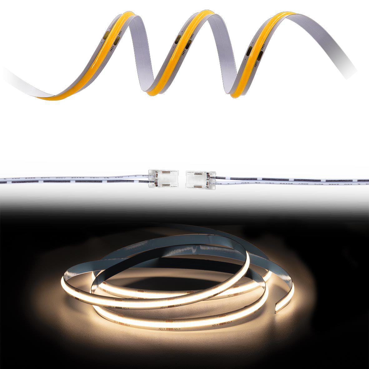 Cobby tira LED 12V 3000K 5m IP44 De Designlight - Cobby es una tira LED flexible y de alta calidad para iluminaci&oacute;n indirecta, ideal para encimeras, armarios y estantes de cocina donde se desea una luz uniforme y agradable.