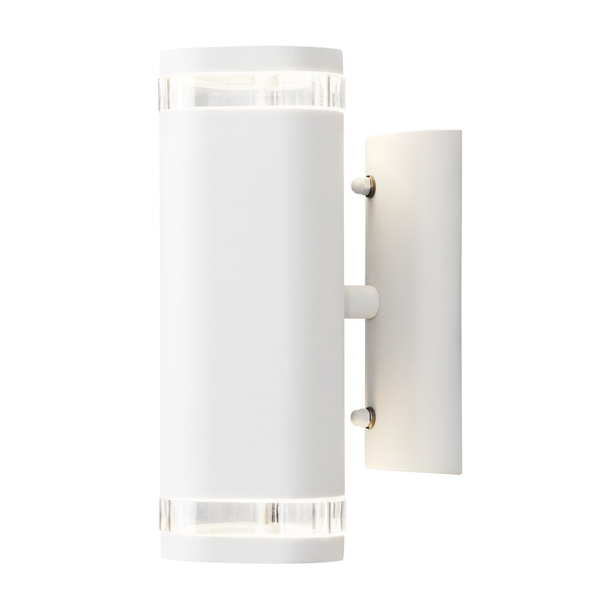 Modena II Blanco lámpara de exterior De Konstsmide - La luz se dirige tanto hacia arriba como hacia abajo, creando un efecto de iluminaci&oacute;n decorativo y efectivo que realza la fachada y aporta un ambiente acogedor al jard&iacute;n.