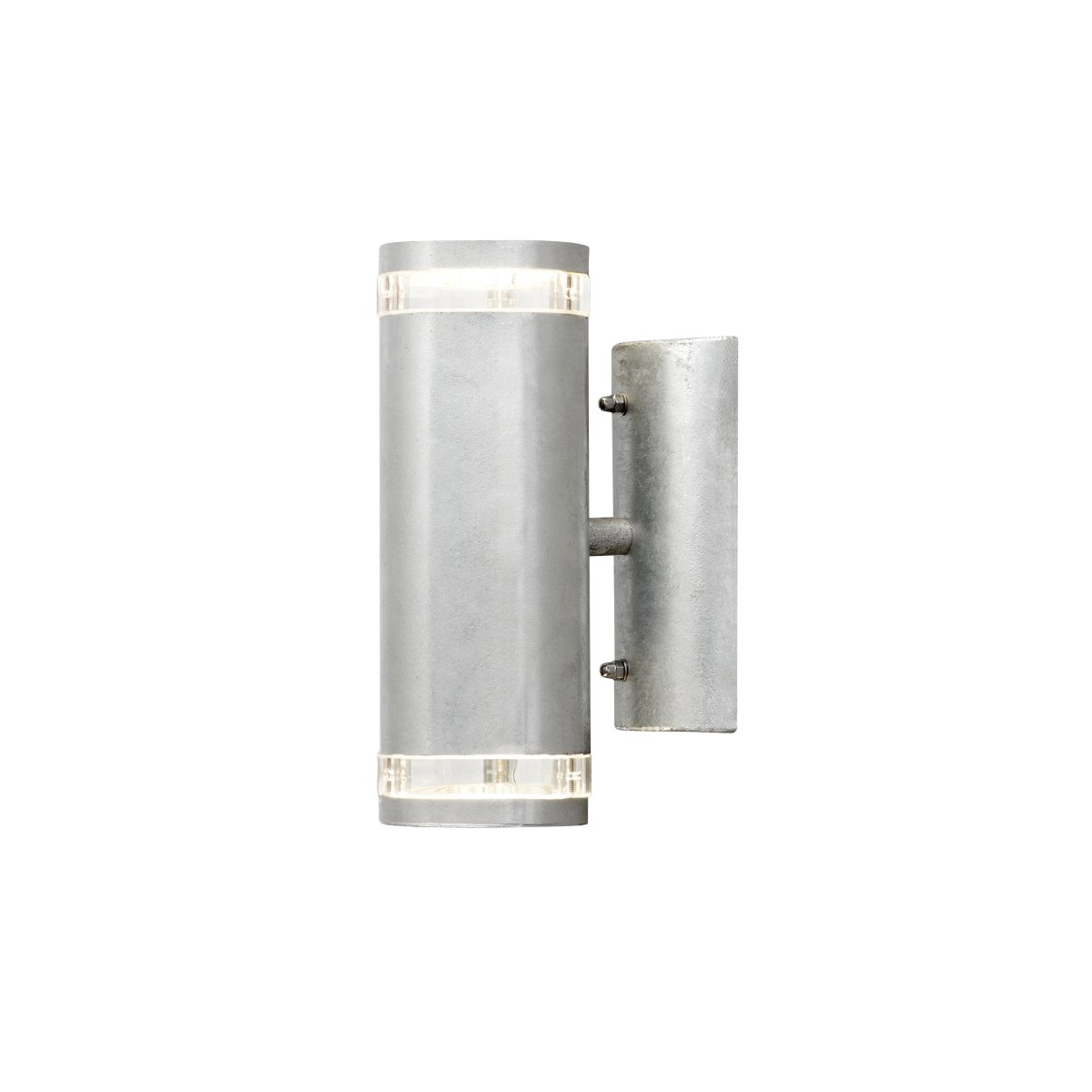 Modena II Galvanizado lámpara de exterior De Konstsmide - La luz se dirige tanto hacia arriba como hacia abajo, creando un patr&oacute;n de iluminaci&oacute;n decorativo y llamativo que realza la fachada y aporta un ambiente acogedor al jard&iacute;n.