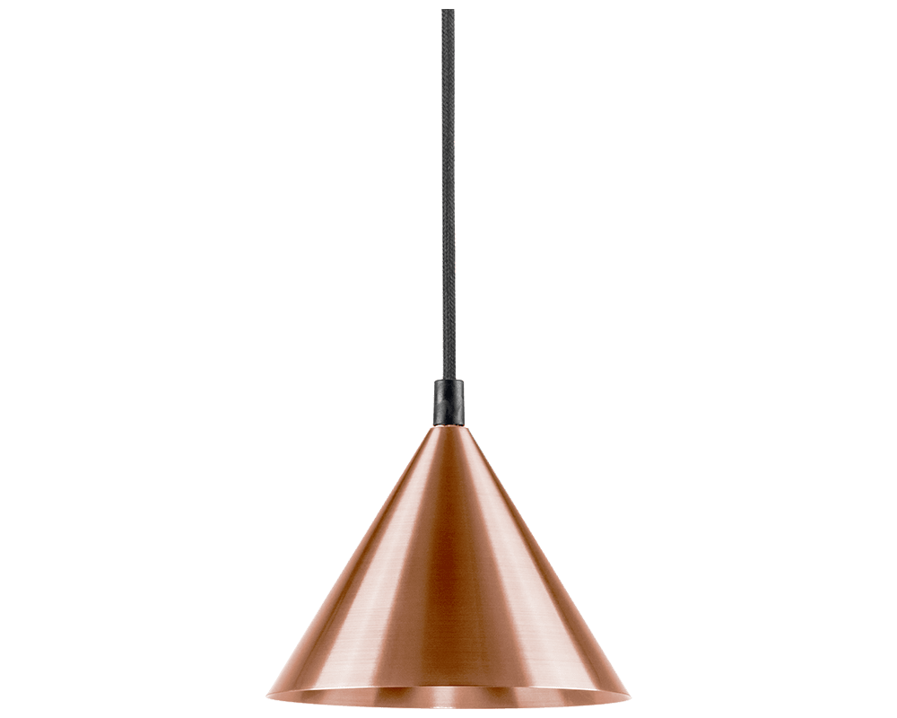 Tratt Micro Ø17 cobre en bruto Lámpas de techo De Westal - La l&aacute;mpara Tratt Micro es un modelo de dise&ntilde;o moderno de Westal.