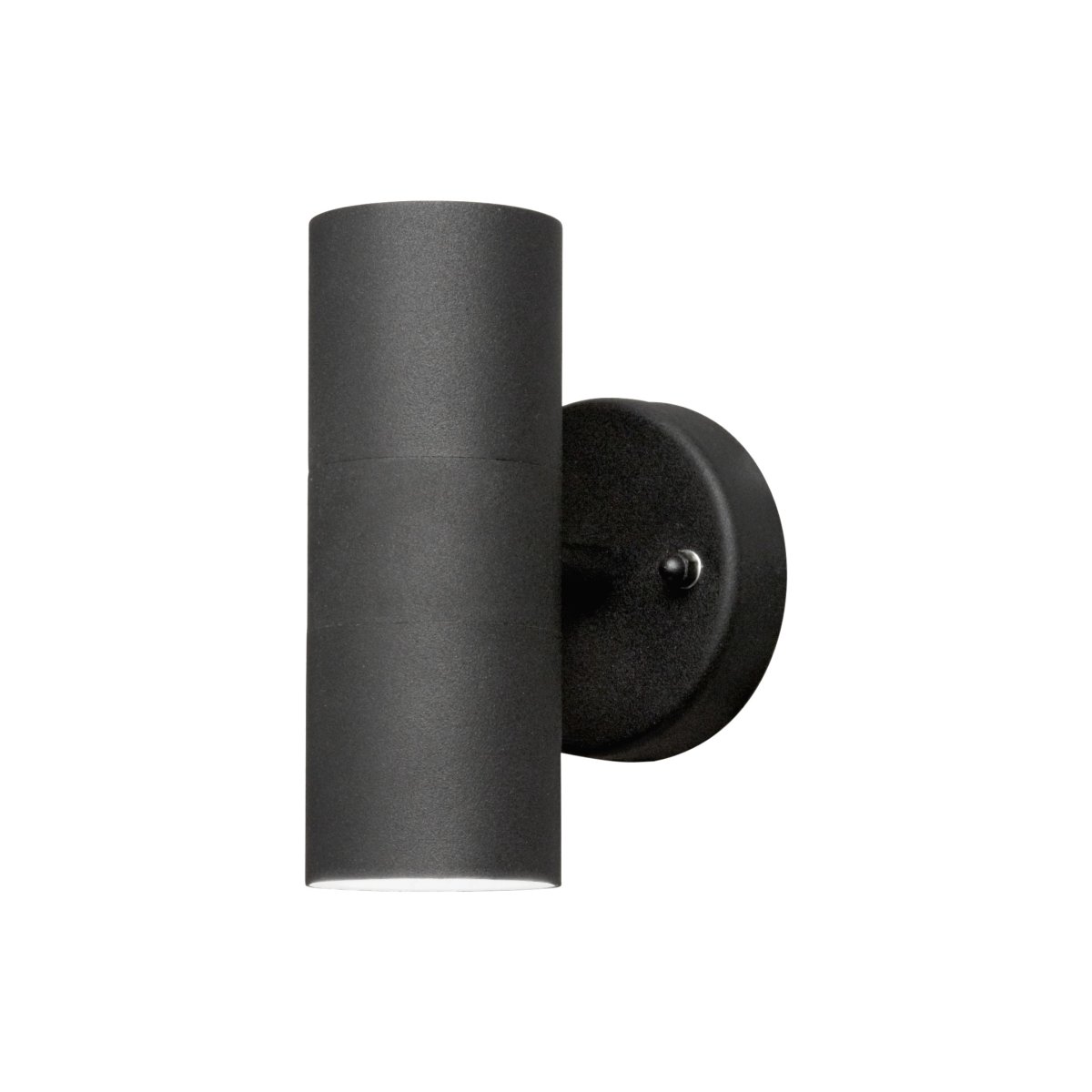 Modena Negro lámpara de exterior De Konstsmide - Modena es una moderna luminaria de fachada fabricada en aluminio lacado en negro con cristal transparente, que aporta un toque elegante y atemporal a cualquier fachada.