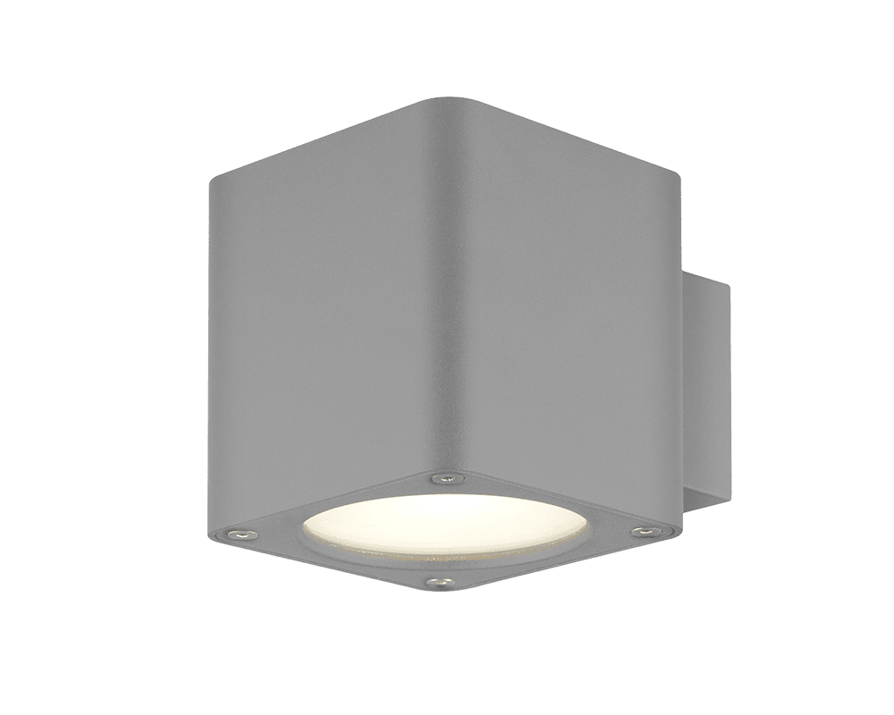 Imagen ampliada de Lot Reko I Gris lámpara de exterior De - Lot Reko es una serie de luminarias fabricadas en aluminio fundido a presión con un recubrimiento de polvo resistente a la corrosión.