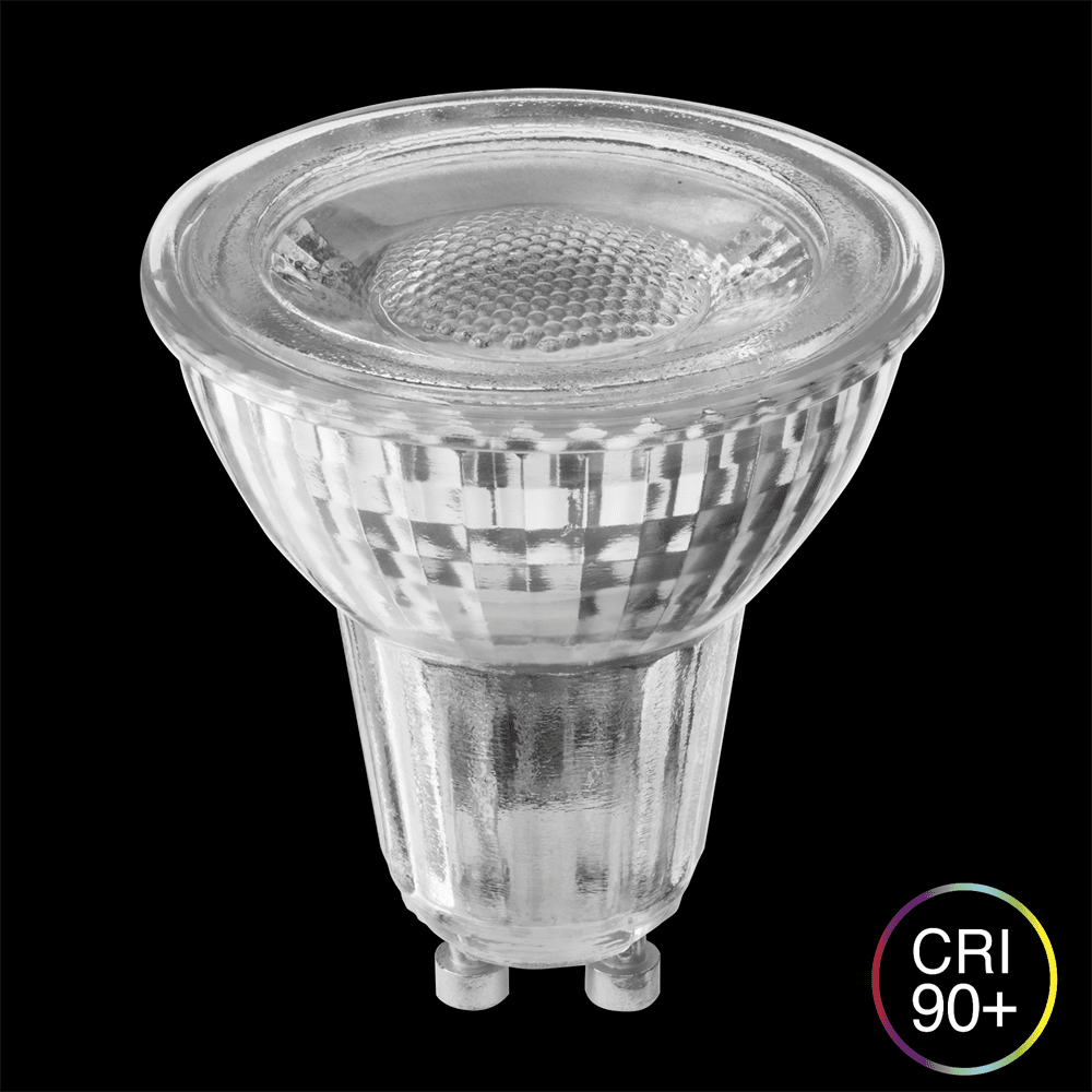 GU10 6W 3000K Regulable en 3 niveles Transparente De Unison - Dote a su hogar o lugar de trabajo de una fuente de iluminaci&oacute;n que combine eficiencia energ&eacute;tica con alta calidad de luz.