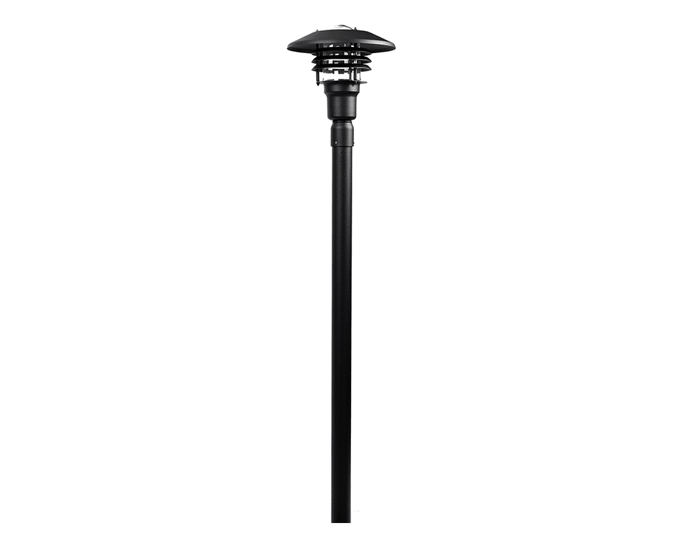 Tellus 145cm Negro balizas De Westal - Tellus es una serie de luminarias que, según el diseño, confieren a la villa, al edificio de apartamentos o a la casa de vacaciones un carácter diferente.