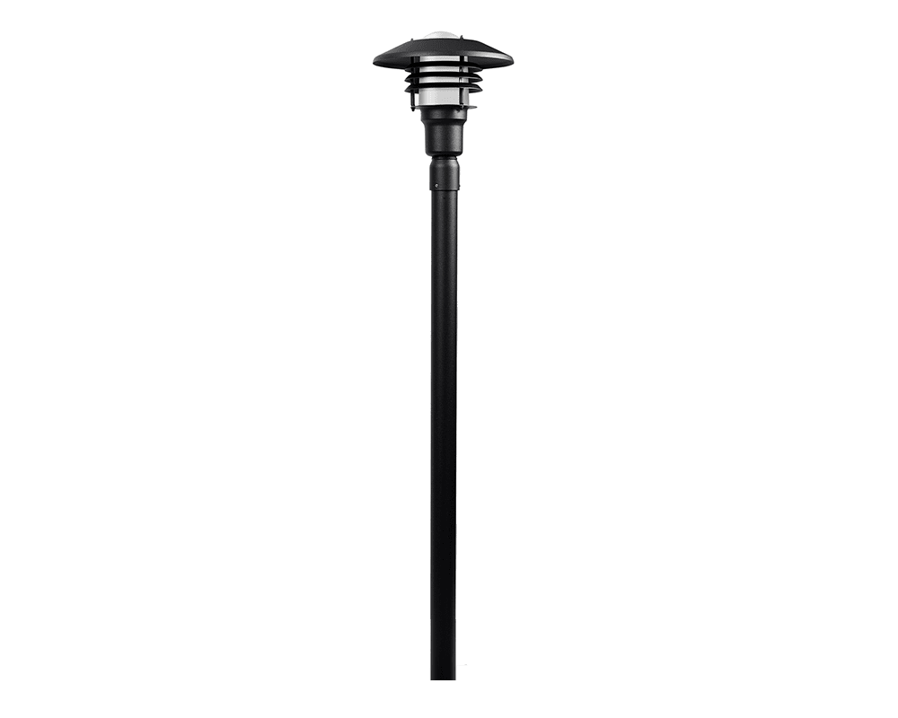Tellus 145cm Negro balizas De Westal - Tellus es una serie de luminarias que, según el diseño, confieren a la villa, al edificio de apartamentos o a la casa de vacaciones un carácter diferente.
