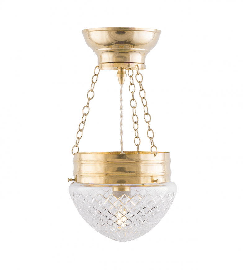 Heidenstam Pendant 200 Latón De Karlskrona lampfabrik - La luminaria colgante proporciona luz tanto hacia abajo como hacia arriba en dirección al techo y, por lo tanto, a menudo se prefiere para el montaje en el techo, especialmente con alturas de techo de más de tres metros.