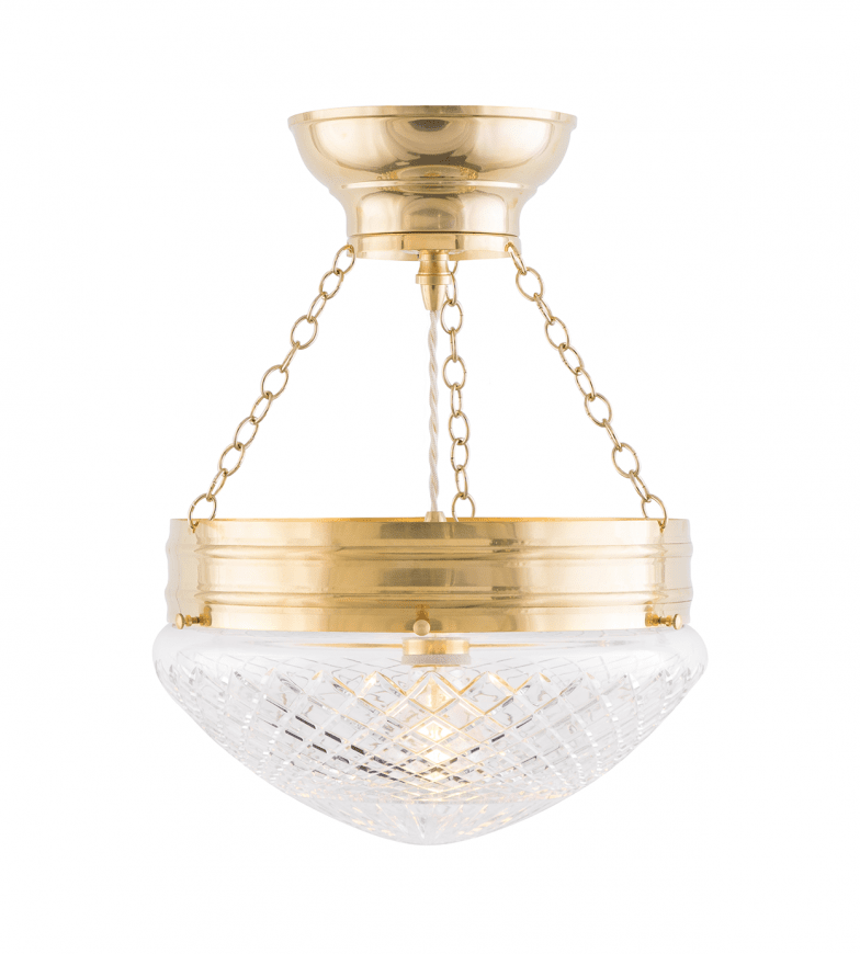 Heidenstam Pendant 300 Latón De Karlskrona lampfabrik - La luminaria colgante proporciona luz tanto hacia abajo como hacia arriba en dirección al techo y, por lo tanto, a menudo se prefiere para el montaje en el techo, especialmente con alturas de techo de más de tres metros.