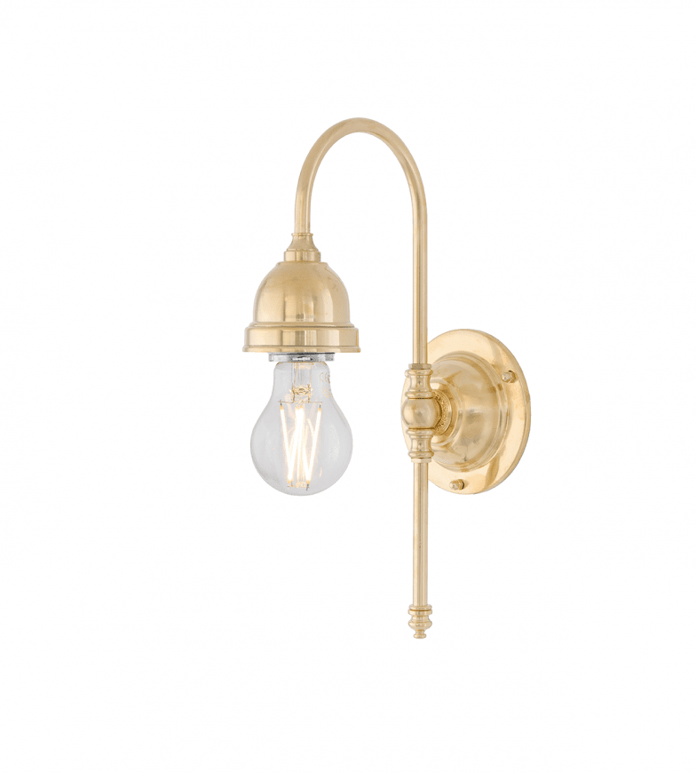 Ahlström Latón De Karlskrona lampfabrik - F&ouml;r att g&aring; in med kuloledning kompletteras med en distansplatta.