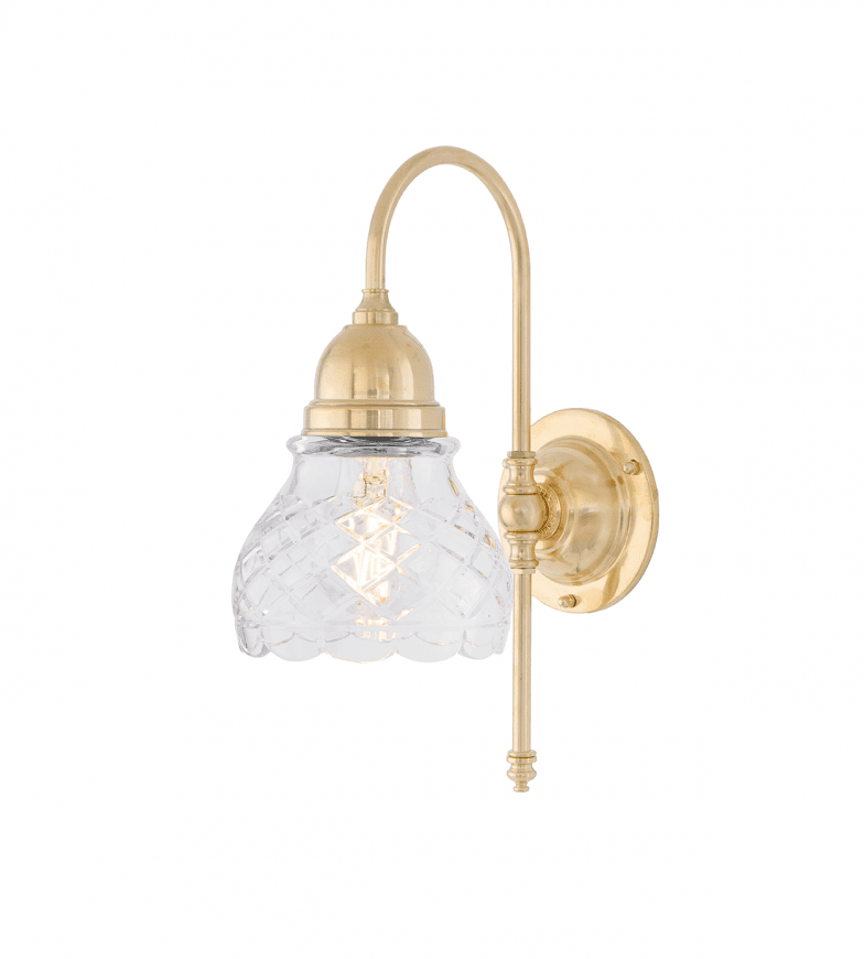 Ahlström Latón De Karlskrona lampfabrik - F&ouml;r att g&aring; in med kuloledning kompletteras med en distansplatta.